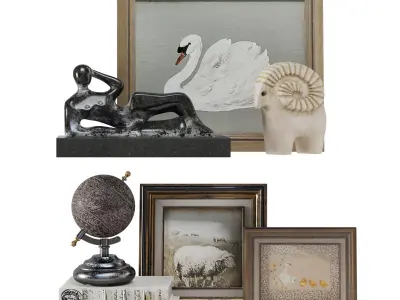 Decorative Set 01 3D model