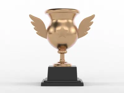 Trophy Cups 3D model purchase