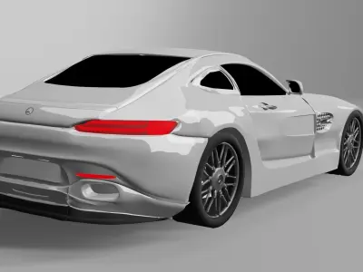 MERCEDES AMG GT coupe 3D model