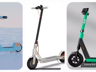 Electric scooters Bolt Xiaomi 3D Model Pack