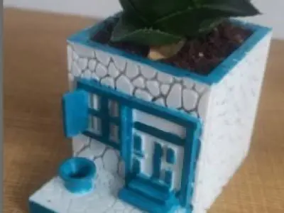 miniature stone house Free 3D print model