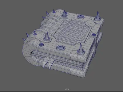 Stylized Book Low-poly 3D model