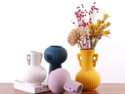 taffy Flower Vase 3D print model