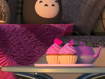 Room in 3Ds Max with Corona light  3D model