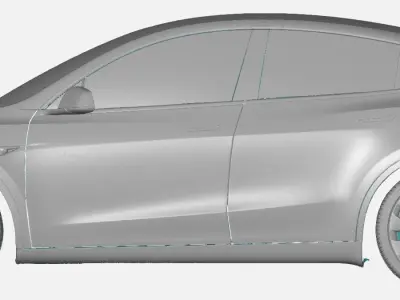 Tesla Model Y - Exterior Scan 3D model