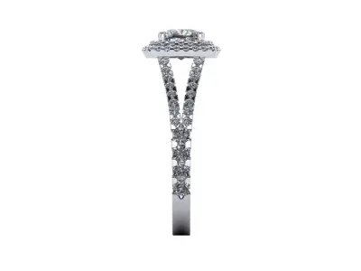 Diamond Women Ring R14 3D print model