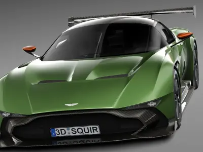 Aston Martin Vulcan 2016 3D model