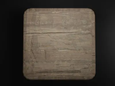 Simplistic and Minimalistic Table Low-poly 3D model