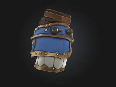 Armored Greaves 3D model
