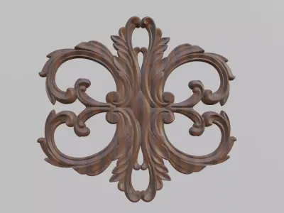 Flower Decor 3D print model 2