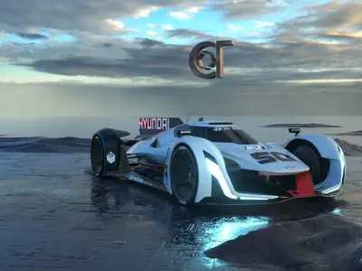  Hyundai N 2025 Vision Gran Turismo model 3d 3D model
