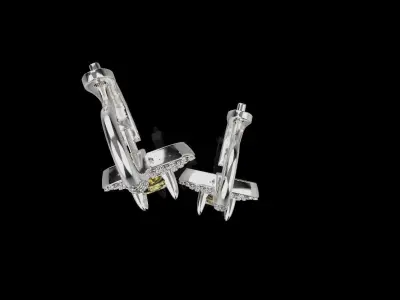 Drop Earrings 0088 3D print model