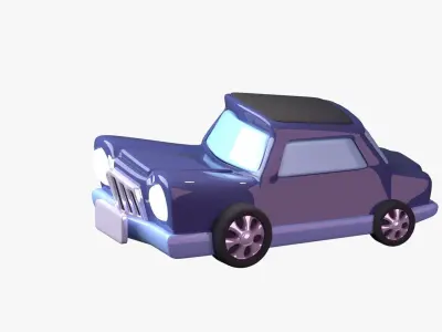 Car 3D Illustration 3D model