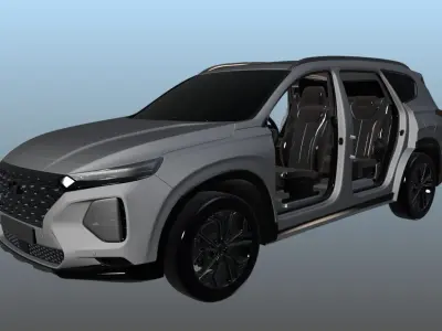 Hyundai Santa Fe 2019 3D model