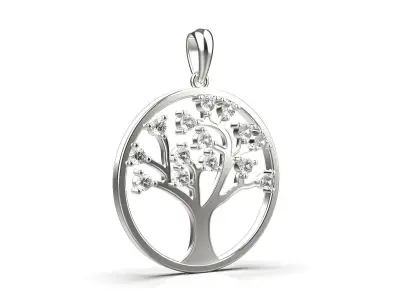Pendant  Tree of life   11511 3D print model
