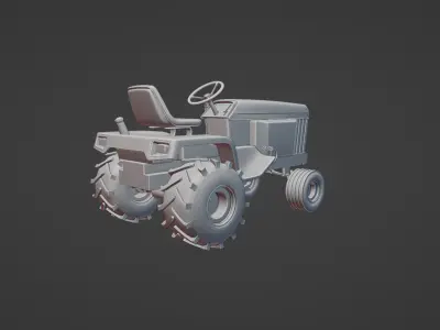 3d Printable John Deere 430 Lawn Tractor 3D print model