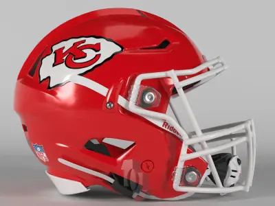CHIEFS KANSAS CITY Helmet Football AFC West PBR updated 2025 3D model