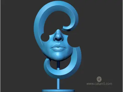 MODERN V1 - WALL ART OR SCULPTURE 3D print model