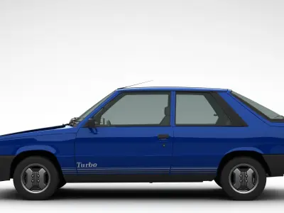 Renault 11 Turbo Coupe 1985 3D model