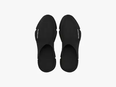 Balenciaga Speed Mule Mono Black 3D model