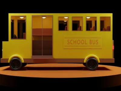 School Bus  3D model