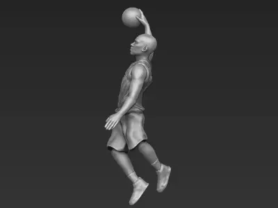 Kobe Bryant 3D printing ready stl obj formats 3D print model