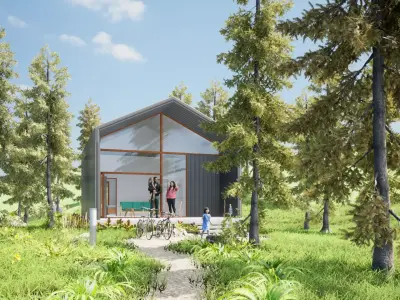013Smallhouse1f52m2 Free 3D model