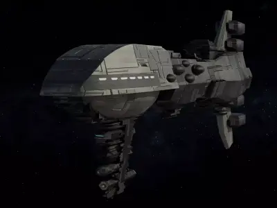 Star Wars Rebel Assault Frigate Free 3D model