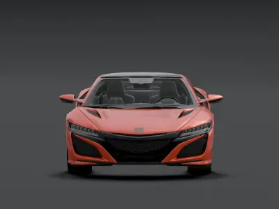 Honda - NSX  Low-poly 3D model
