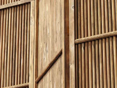 Screen branch straight  decor n1 3D model