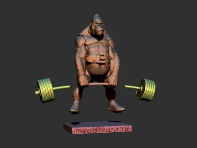 gorilla  3D print model