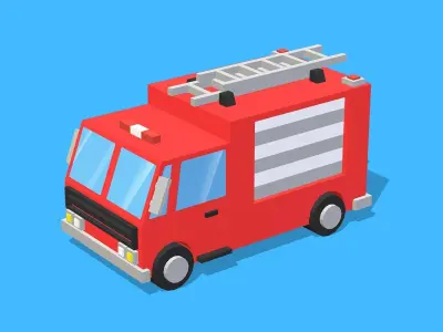 VEHICLE PACK - SIMPLE TOON VOLUME 1 Low-poly 3D model