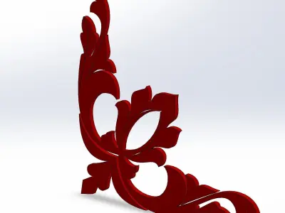 Ornament - Design L1 Low-poly 3D model