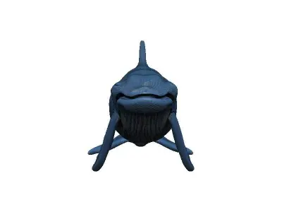 Whale Low-poly 3D model buy
