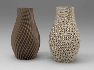 Vase Voronoi 9 3D print model