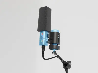Podcast Microphone 3D model