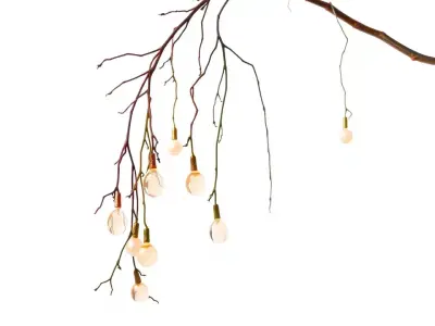 Rustic Branch Lighting model pack Low-poly 3D model