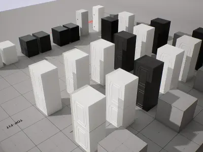 SAMSUNG Washing Machine - BESPOKE Grande AI Low-poly 3D model