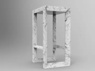 Kegro Table Low-poly 3D model