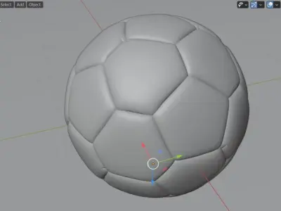 Football ball Free 3D model purchase