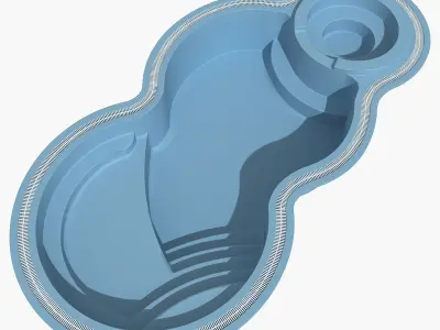 Swimming pool 09 3D model
