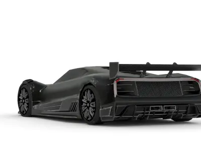 Black Phantom 2015 3D Model High-Quality Detailed Design Low-poly 3D model