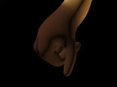 Cartoon deer 3D model