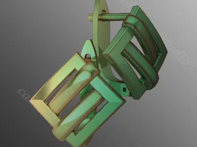 Earrings od74 3D print model