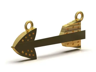 Arrow stl 3dm Pendant Model Cupids Arrow jp0341 3D print model