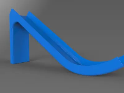 Car racing track 3D print model