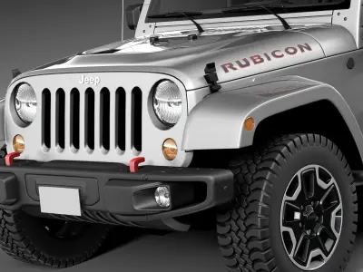 Jeep Wrangler Rubicon 2014 3D model