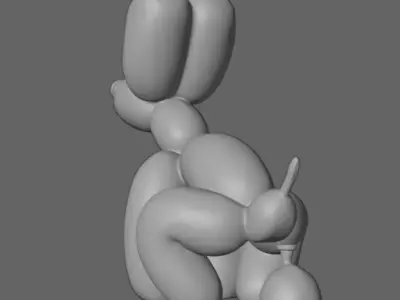 BALLOON DOG 3D print model