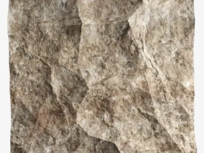 521-RockPanel rock texture 3D model