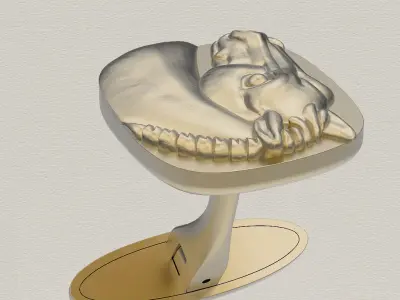 CuffLinks Horse 3D print model